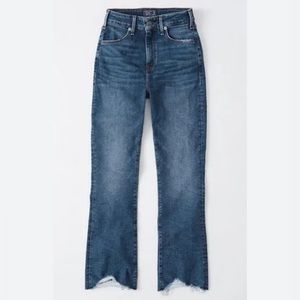 Abercrombie High Rise Ankle Flare Jean